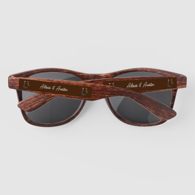Lunettes De Soleil Fun Horseshoes Western (Dos)