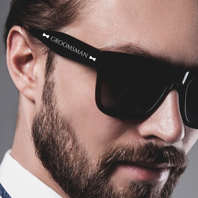 Lunettes De Soleil Groomsman Groomsmen Mariage Bachelor Party (wedding party groomsman sunglasses)