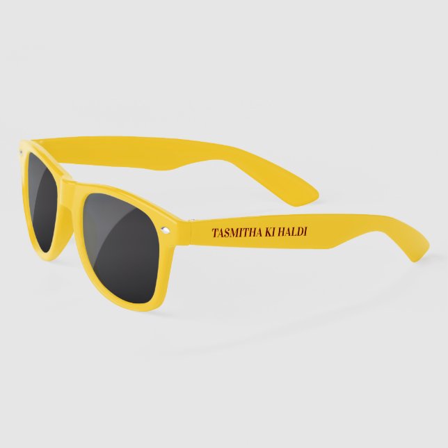 Lunettes De Soleil Haldi photo prop cadeau de fête de mariage personn (Gauche)