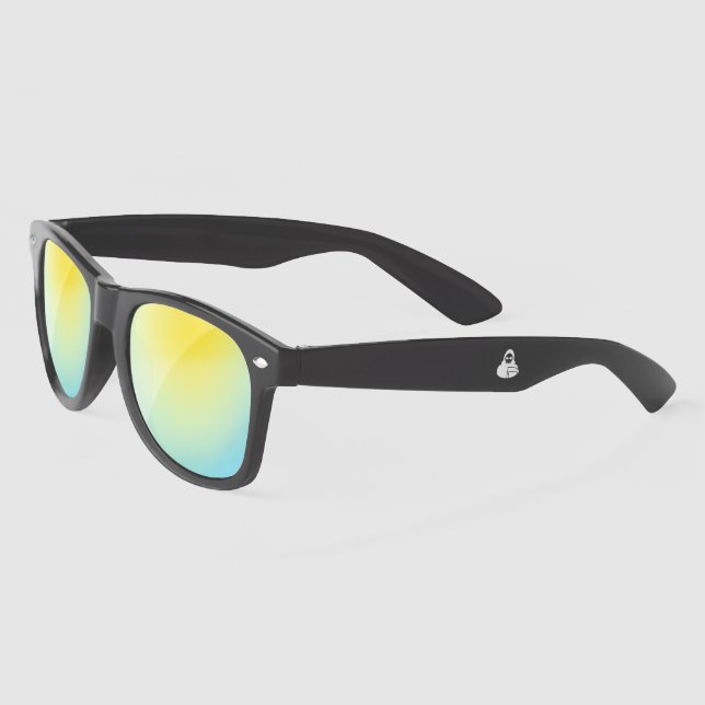 Lunettes de soleil Jaune lentille miroir (Gauche)