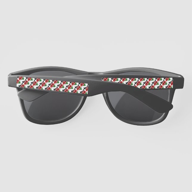 Lunettes De Soleil KENYA FLAG Patriotique kenyane (Dos)