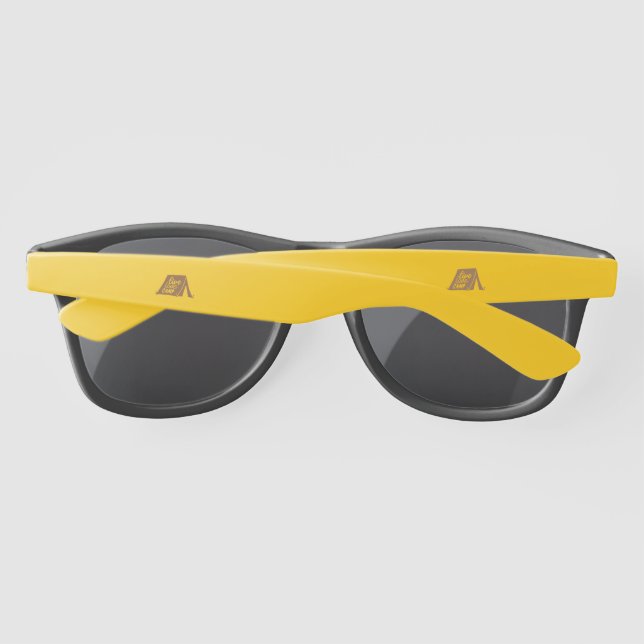 Lunettes De Soleil Live Love Camping Camping Gear Citation Slogan (Dos)