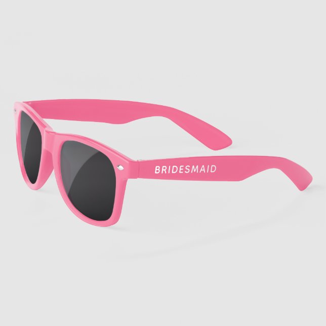 Lunettes De Soleil Mariage amusant Bachelorette Bridesmaid rose (Gauche)