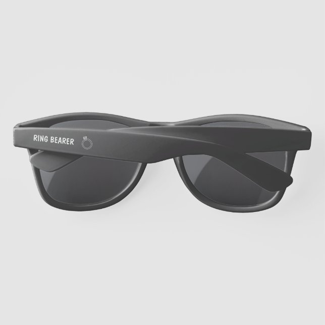 Lunettes De Soleil Mariage d'insigne de sécurité du porte-anneau mode (Dos)