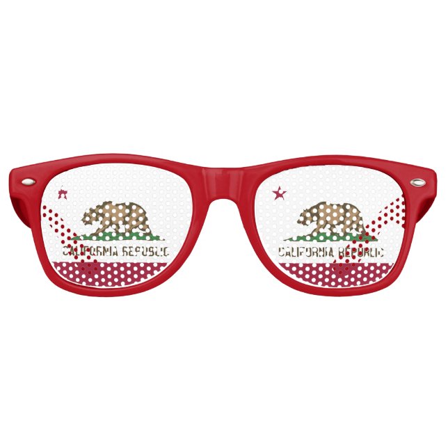 Lunettes de soleil Party Shades avec drapeau de la (Devant)
