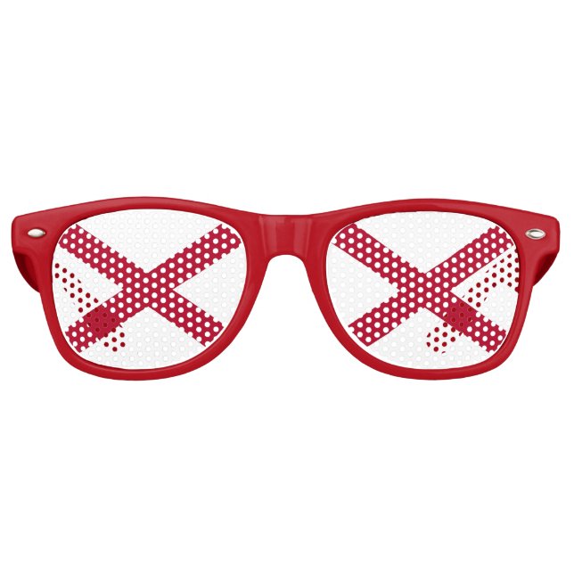 Lunettes de soleil Party Shades avec le drapeau de (Devant)