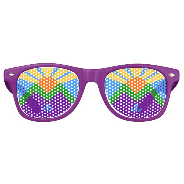 Lunettes de soleil Party Shades, drapeau de Manito (Devant)