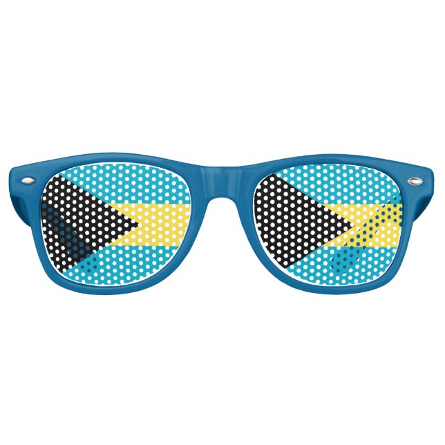 Lunettes de soleil Party Shades - drapeau des Baha (Devant)