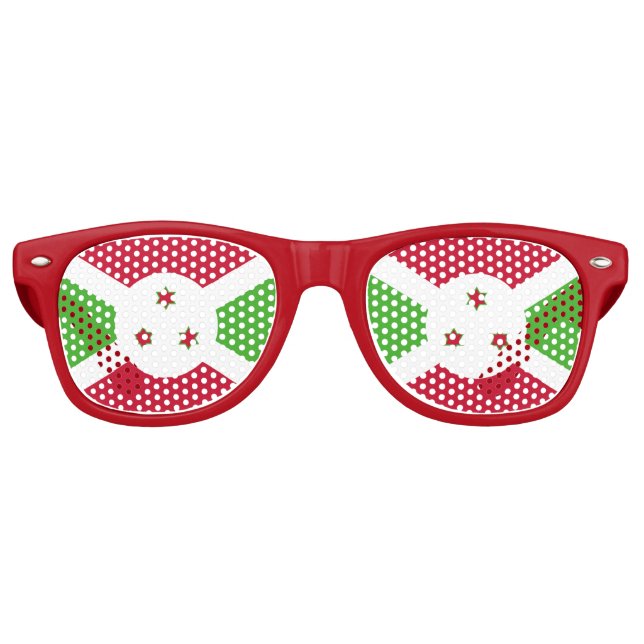 Lunettes de soleil Party Shades - drapeau du Burun (Devant)