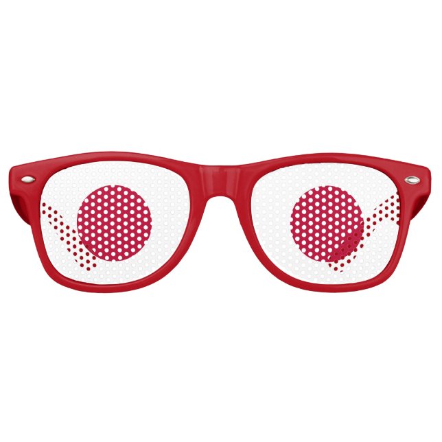 Lunettes de soleil Party Shades - drapeau du Japon (Devant)