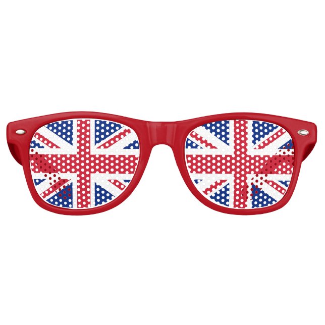 Lunettes de soleil Party Shades - drapeau du Royau (Devant)
