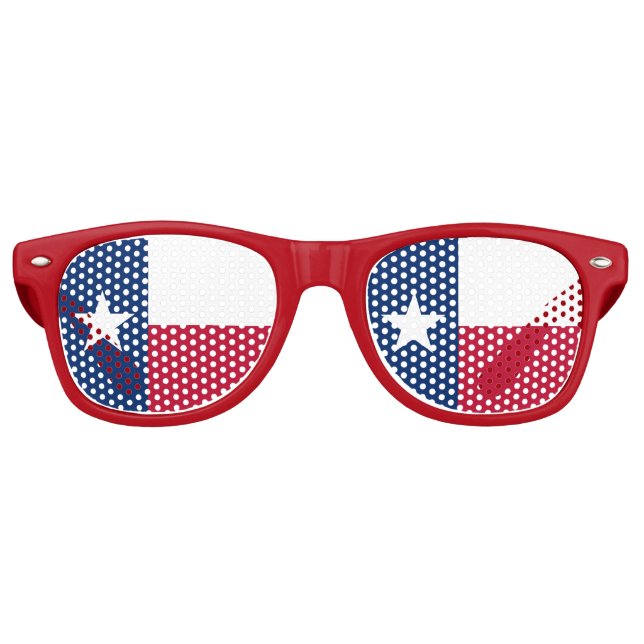 Lunettes de soleil Party Shades - drapeau du Texas (Devant)