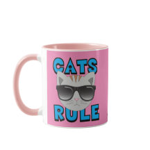 Lunettes de soleil pour chat Mug