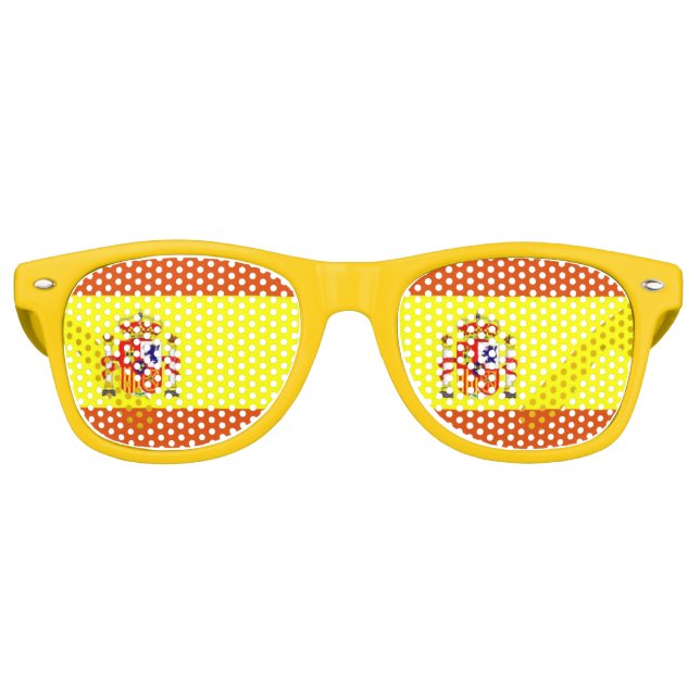 Lunettes de soleil pour drapeau espagnol (Devant)