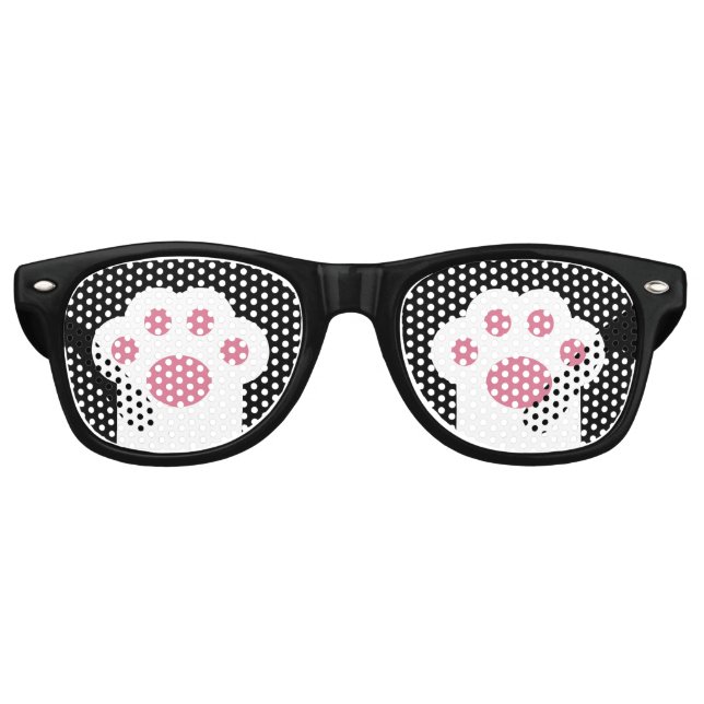 Lunettes de soleil pour pattes de chat amusantes / (Devant)