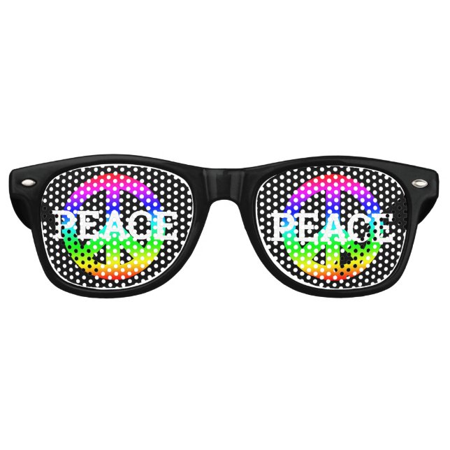 Lunettes de soleil rétro arc-en-ciel PAIX / Lunett (Devant)