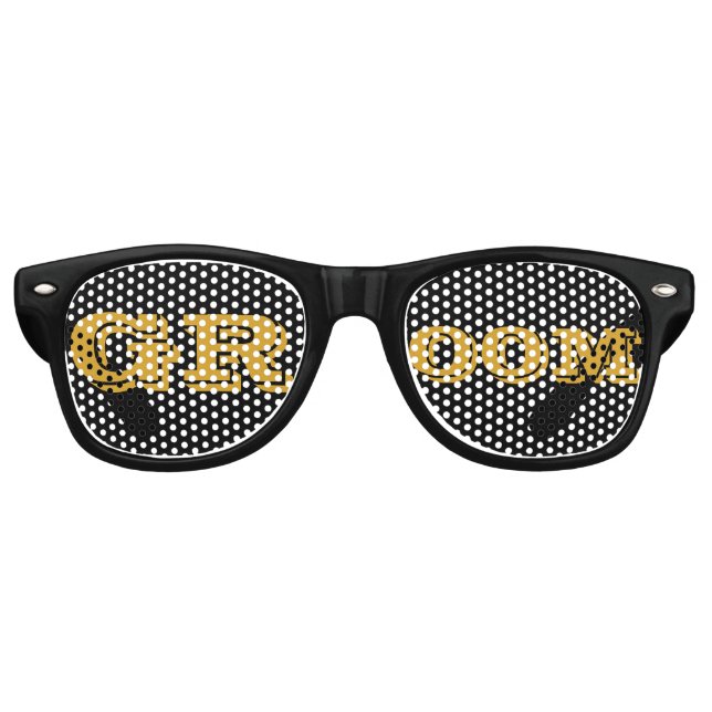 Lunettes de soleil rétro GROOM Or / Lunettes de so (Devant)