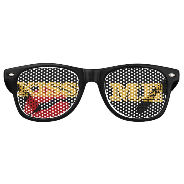 Lunettes de soleil rétro KISS ME Gold / Lunettes d (Devant)