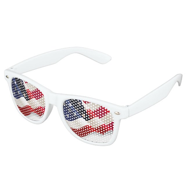 Lunettes de soleil Retro Party Shades (Angulaire)
