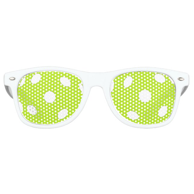 Lunettes de soleil rétro Pickleball de PKLBLN (Devant)
