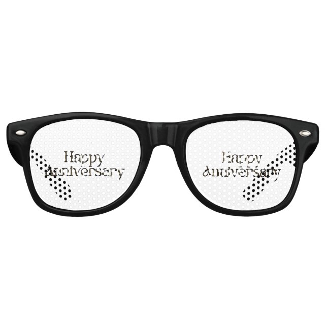 Lunettes de soleil rétro pour fête d'anniversaire  (Devant)