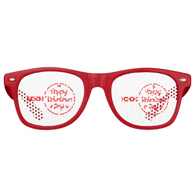 Lunettes de soleil rétro pour la fête de la Saint- (Devant)