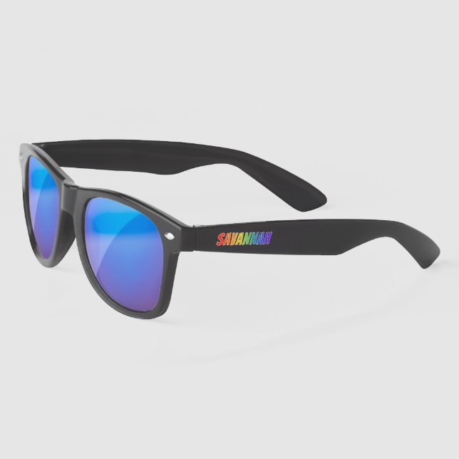 Lunettes De Soleil Savannah Pride LGBTQIA Arc-en-ciel (Gauche)