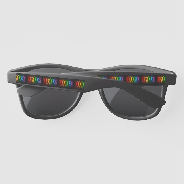 Lunettes De Soleil SlipperyJoe's fierté les gens mains silhouette col (Dos)