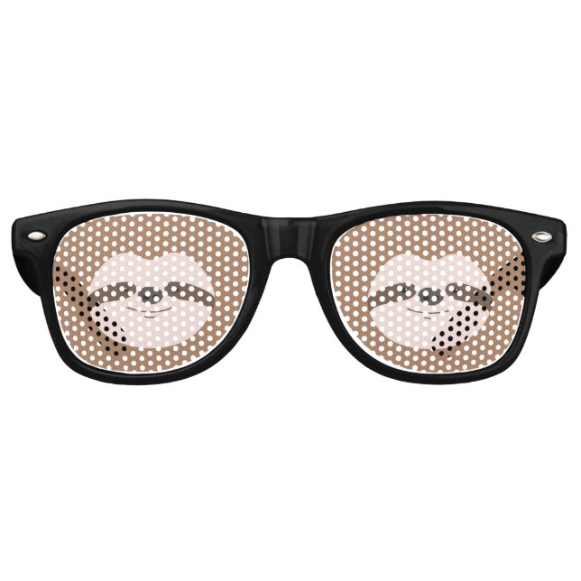 Lunettes de soleil Sloth Motif Retro (Devant)