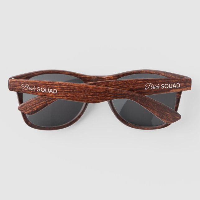 Lunettes De Soleil Soirée de bachelorette élégante et branchée (Dos)