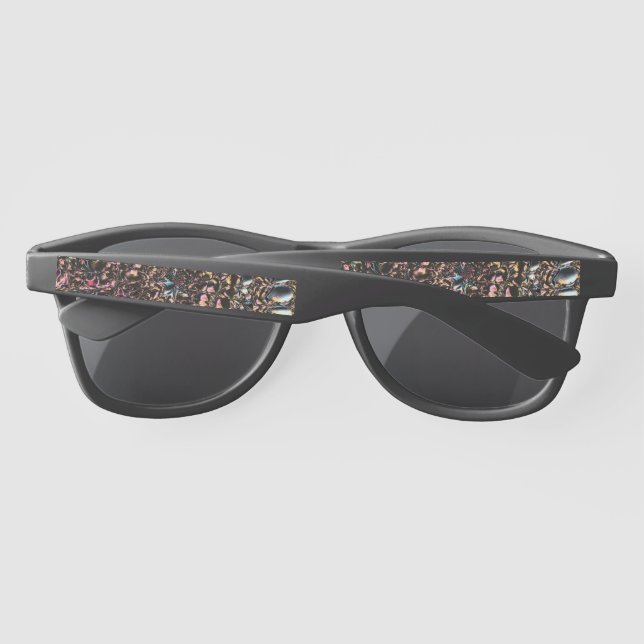 Lunettes De Soleil Spirale de pierres précieuses (Dos)
