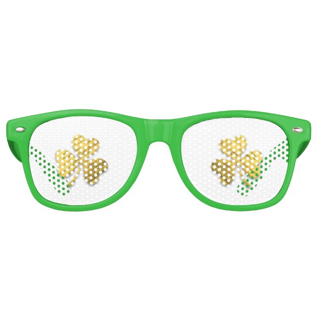 Lunettes de vue de la fête Shamrock de la Saint Pa (Devant)
