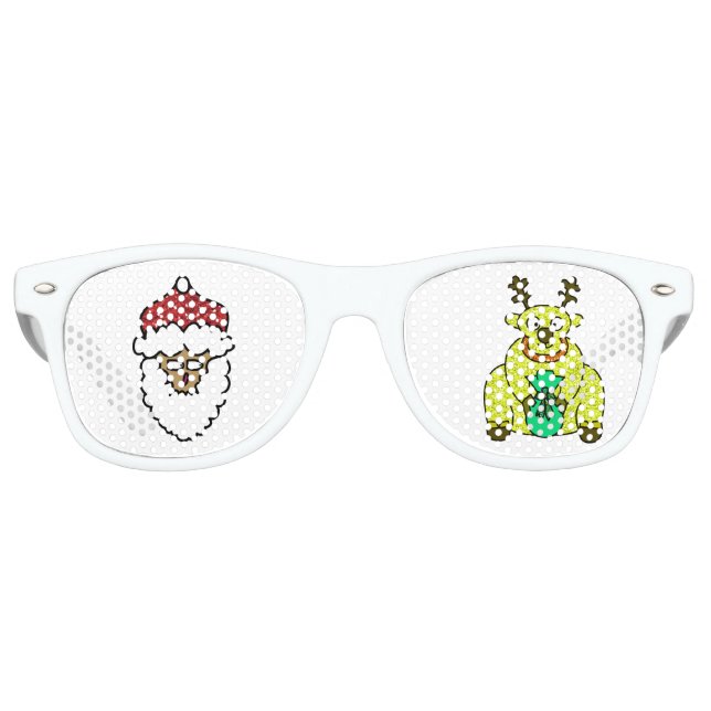 Lunettes d'yeux du Père Noël Reindeer (Devant)