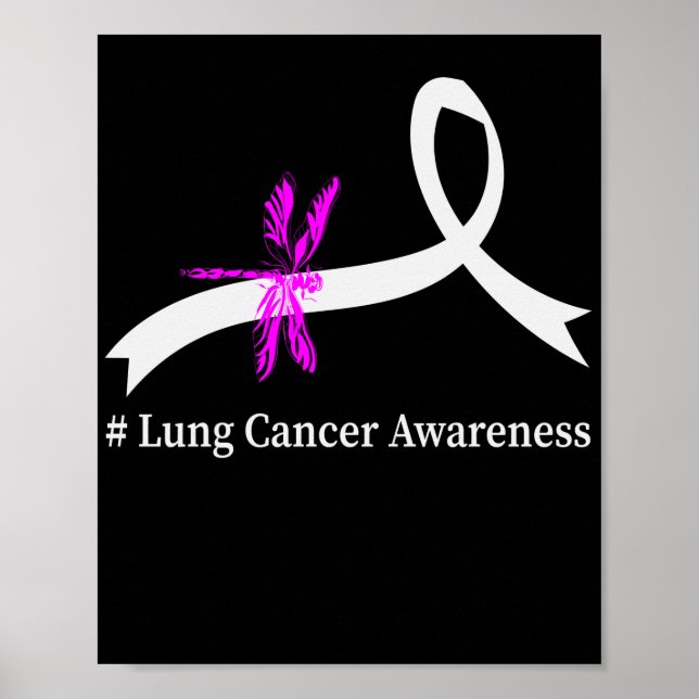 Lung Cancer Awareness Pearl Poster (Vorne)