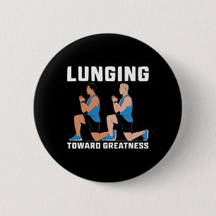 Lunge-Übung Bodybuilding Fitness Workout-Fitnessst Button