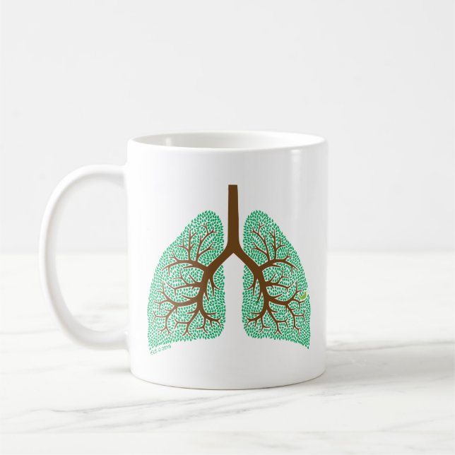 Lungen-Baum Kaffeetasse (Links)