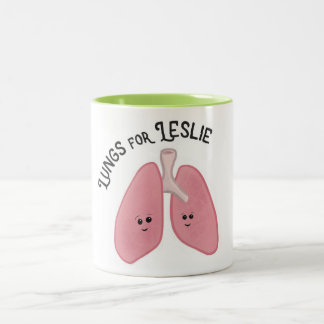 Lungen für Leslie Zweifarbige Tasse
