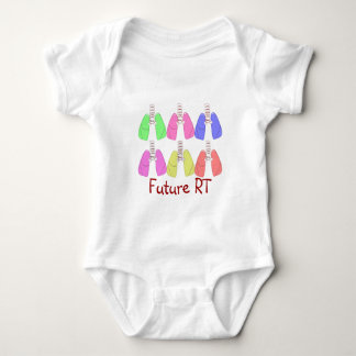 Lungen mehrfarbig--Atmungstherapeut-Entwurf Baby Strampler