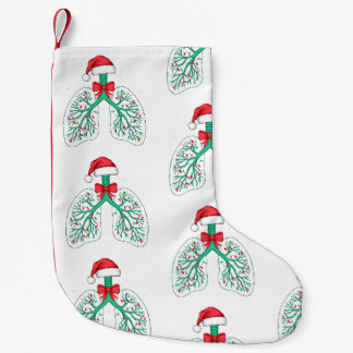 Lungen Weihnachten Atemtherapie Santa-Hut-Schleife Kleiner Weihnachtsstrumpf