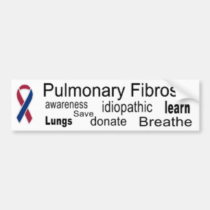 Lungenfibrosen-Bewusstseins-Autoaufkleber Autoaufkleber