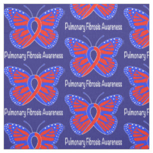 Lungenfibrosen-Bewusstseins-Schmetterling Stoff