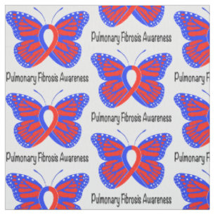 Lungenfibrosen-Bewusstseins-Schmetterling Stoff