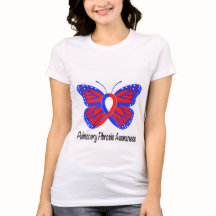 Lungenfibrosen-Bewusstseins-Schmetterling