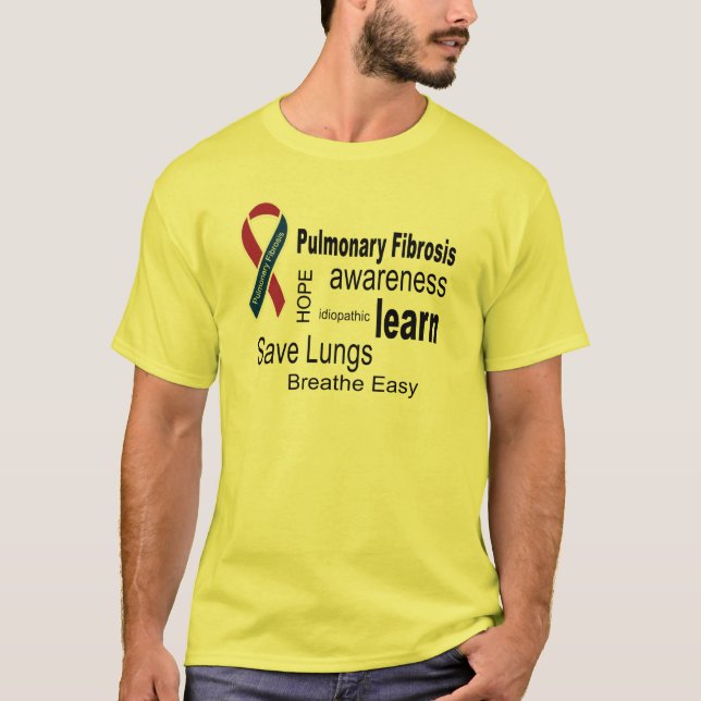 Lungenfibrosen-Bewusstseins-T - Shirt (Vorderseite)