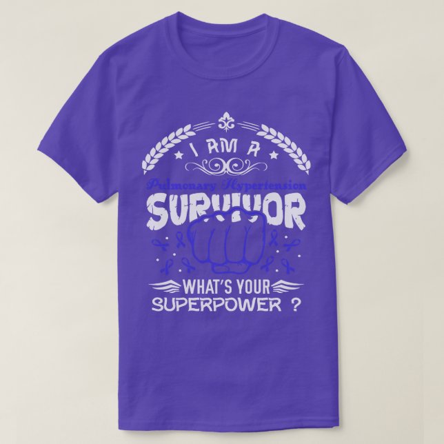 Lungenhypertonie Bewusstseinsüberlegenheit Was ich T-Shirt (Design vorne)