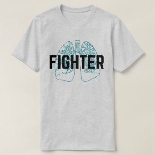 Lungenkämpfer-Männer blau T-Shirt
