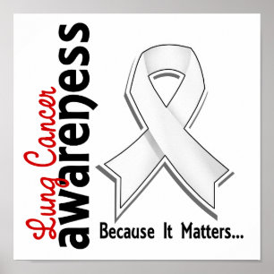 Lungenkrebs-Bewusstsein 5 Poster