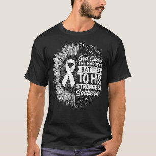 Lungenkrebs Bewusstsein Shirt, Gott gibt die T-Shirt