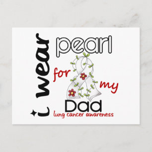 Lungenkrebs I TRAAR PEARL FÜR MEINEN VATER 43 Postkarte