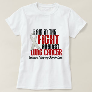 Lungenkrebs im KAMPF 1 Schwiegersohn T-Shirt